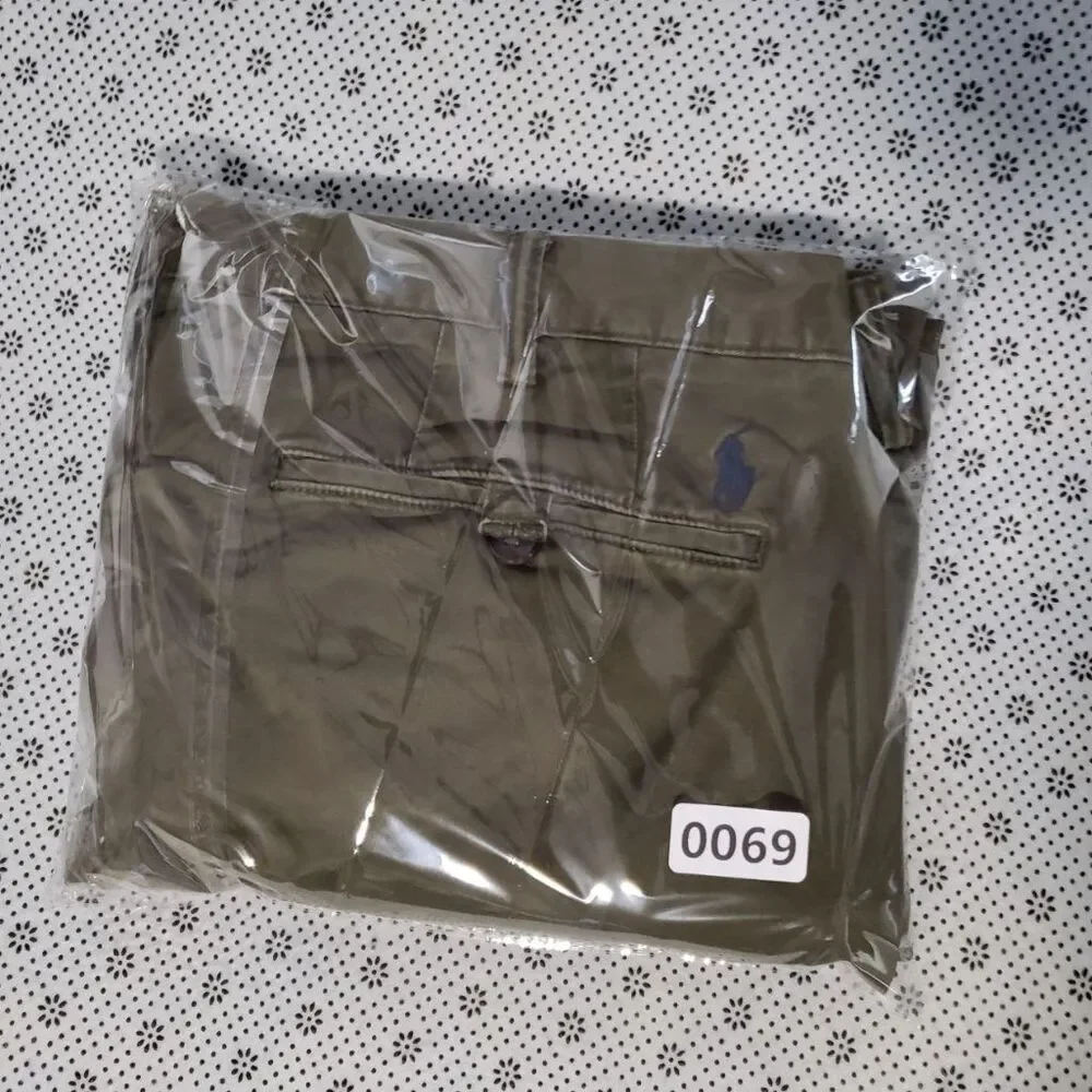 Polo Ralph Lauren Stretch Straight Fit Chino Pants 36x34 Olive Green 36/34